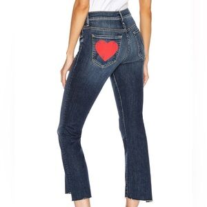 Mother The Insider Crop Step Fray in Love On The Edge